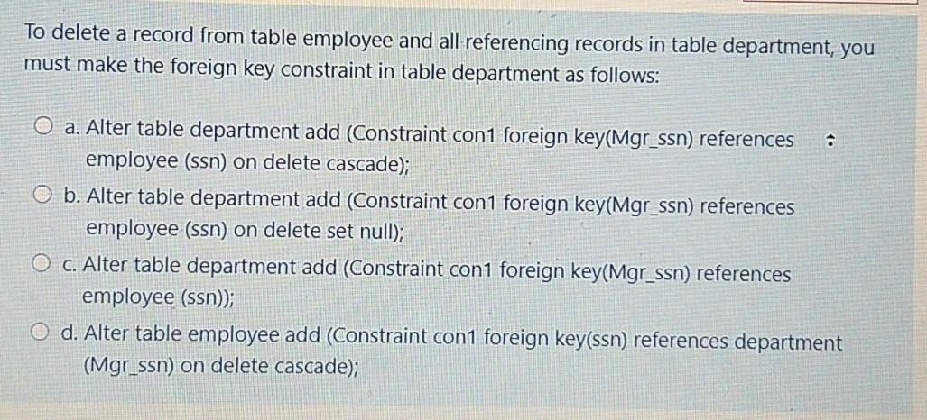 solved-to-delete-a-record-from-table-employee-and-all-chegg