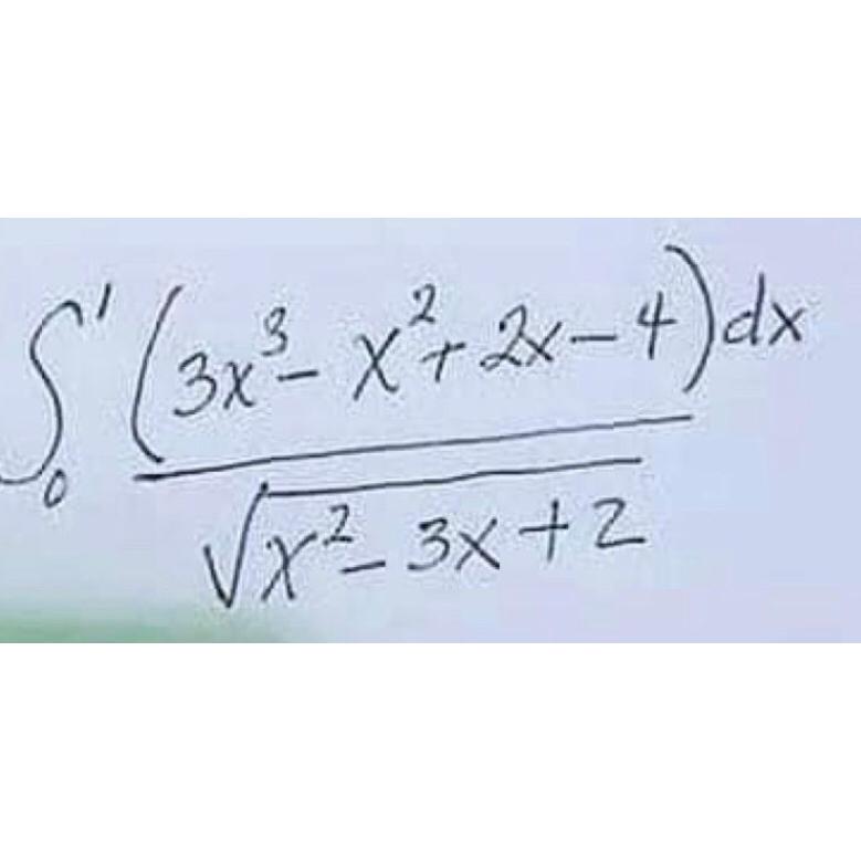 Solved ∫013x3 X22x 4x2 3x22dx 2747