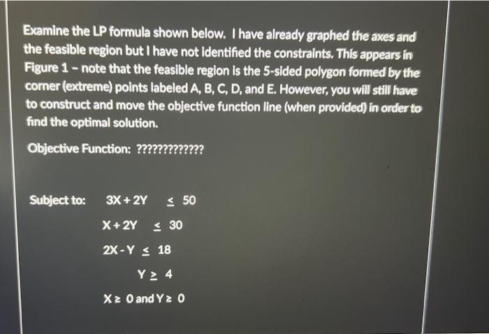 Solved Examine the LP formula shown below. I have already | Chegg.com