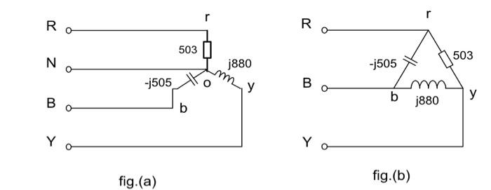 6. Measure the phase currents, phase voltages and V | Chegg.com