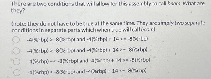 Solved Given the following assembly code, answer the | Chegg.com