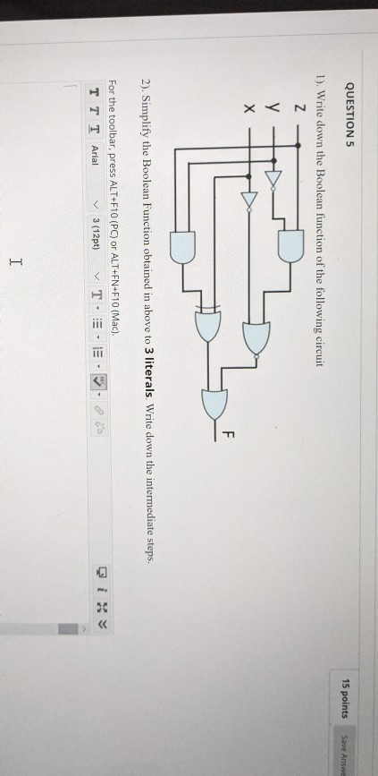 Solved QUESTION 5 15 points Save Answe 1). Write down the | Chegg.com
