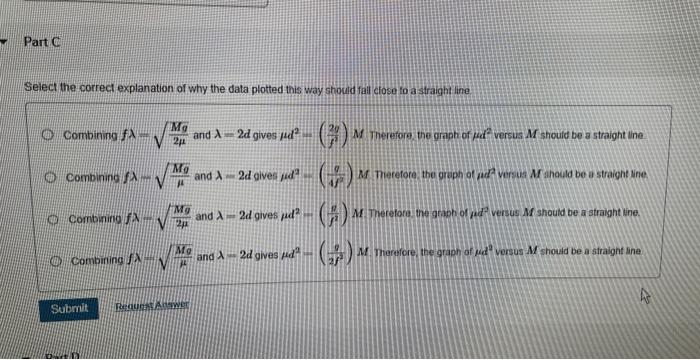 Solved In your physics lab, an oscillator is attached to one | Chegg.com