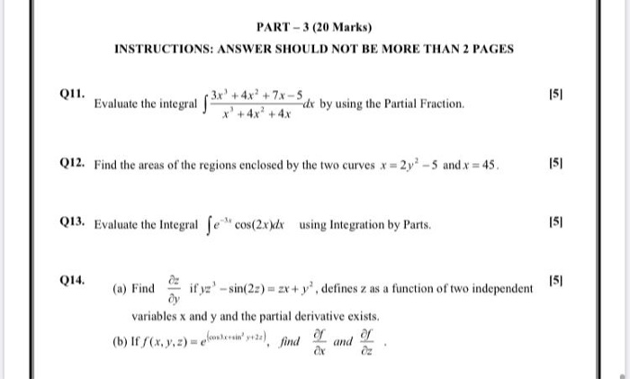 Solved Part 3 Marks Instructions Answer Should No Chegg Com