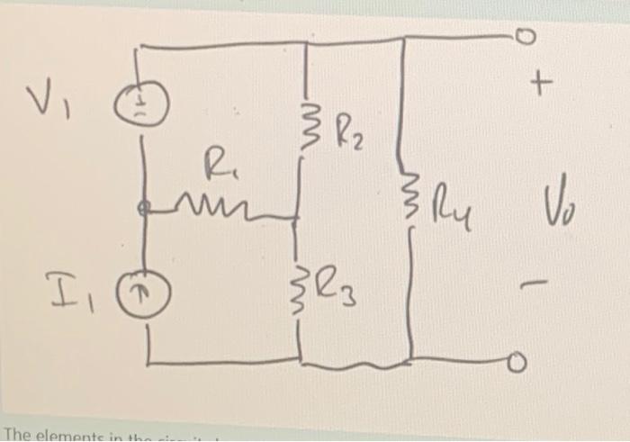 Solved The elements in the circuit shown have the following | Chegg.com