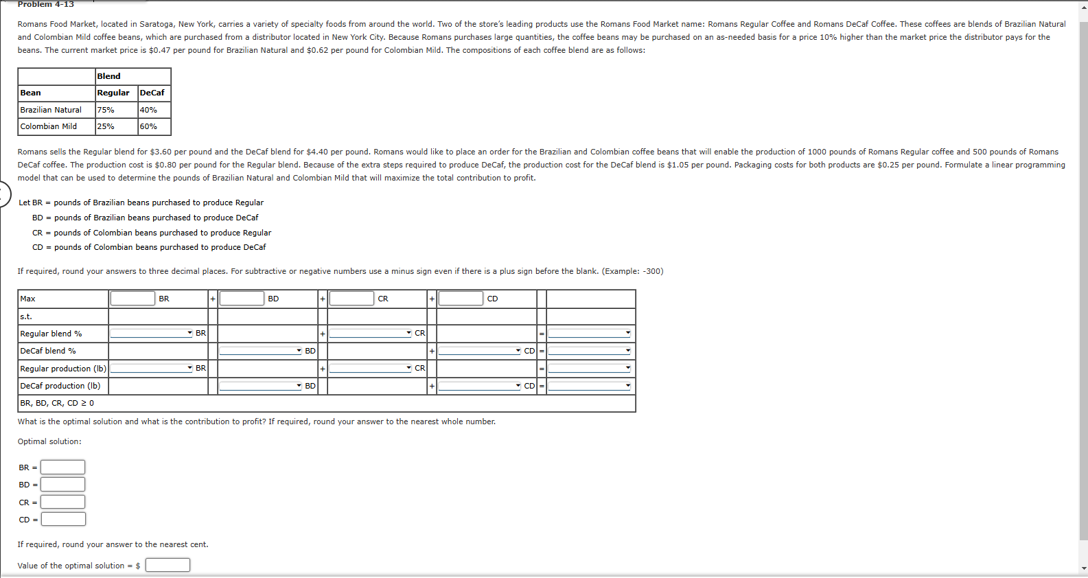 Solved please solve using excel and show the formulas used | Chegg.com