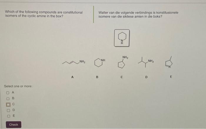 Solved Which of the following compounds are constitutional | Chegg.com