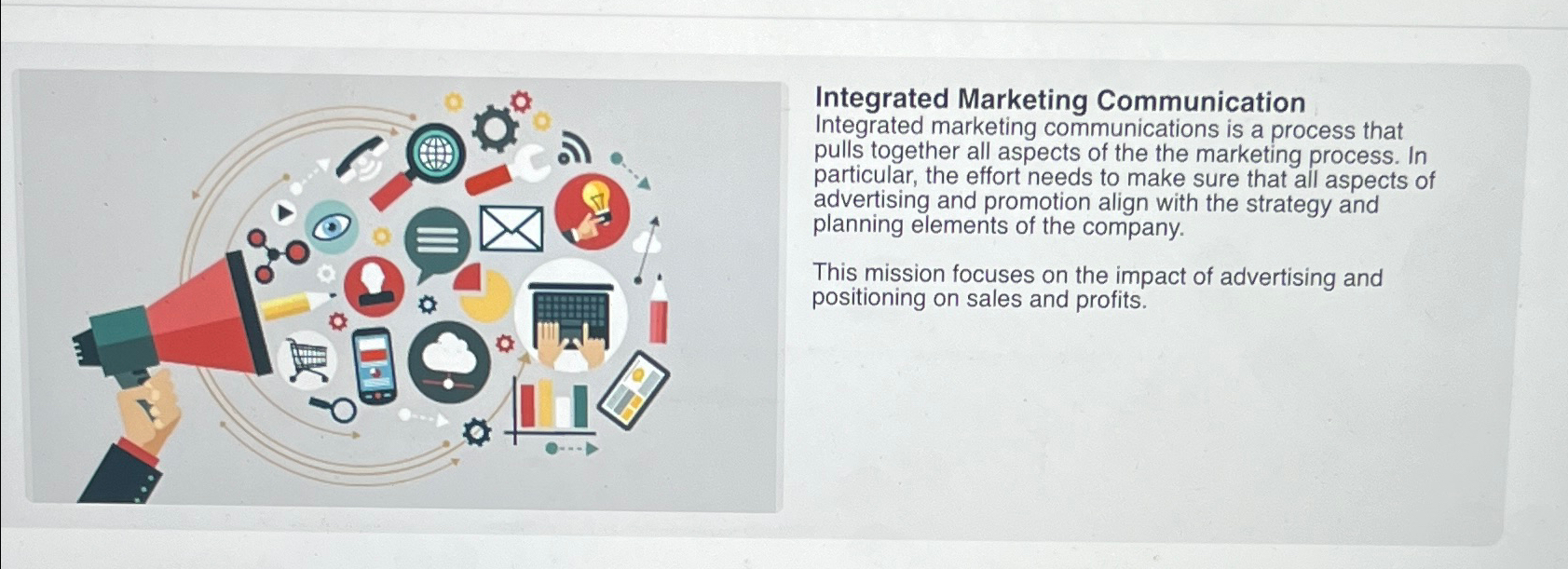 INTEGRATED MARKETING COMMUNICATIONS - UNIT1 | PDF, image size:1683x611