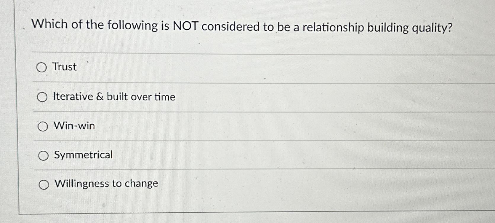 Solved Which of the following is NOT considered to be a | Chegg.com