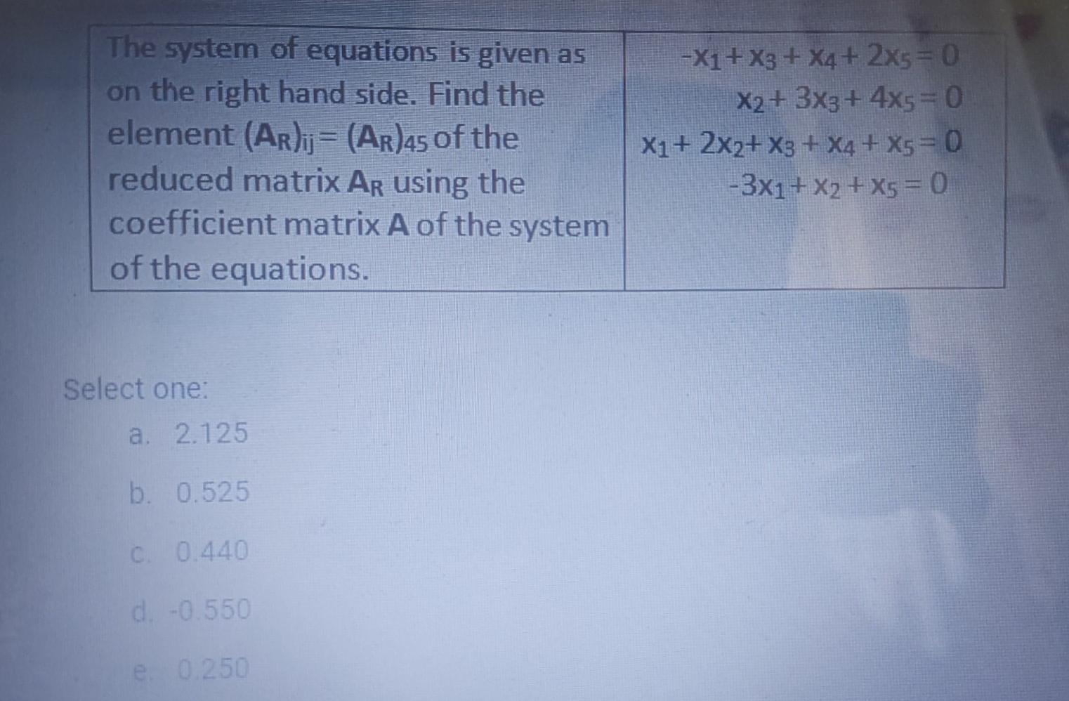 Solved The system of equations is given as on the right hand | Chegg.com