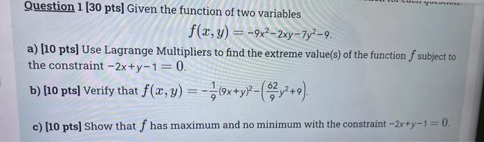 Solved Hi , please solve all the aspects of the question , | Chegg.com