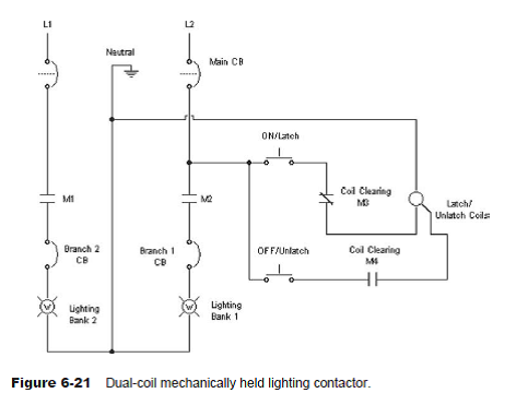 Wiring Diagram For Mechanically Held Lighting Contactor