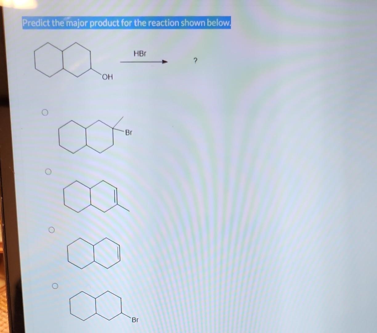 Solved Predict The Major Product For The Reaction Shown | Chegg.com