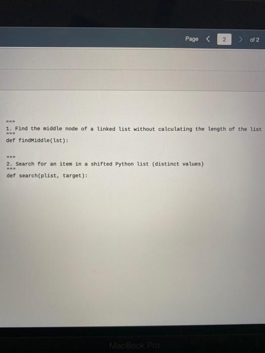 Solved Please use Python and the code template provided. (2 | Chegg.com