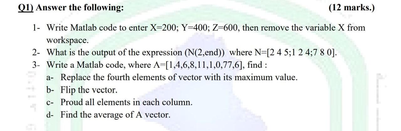 Solved please I need a solution to this question in a | Chegg.com