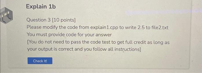 Solved Question 3 [ 10 points] Please modify the code from | Chegg.com