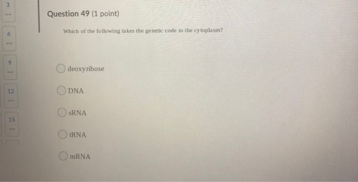Solved Question 46 (1 point) A gene is: a segment of DNA | Chegg.com