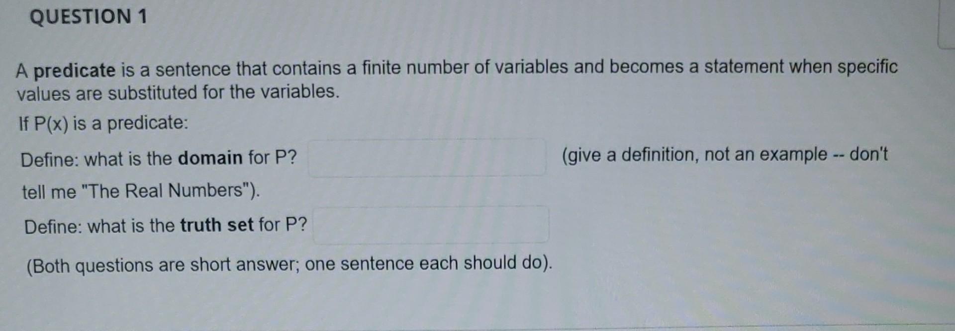 Valid Answer Solved Answer T if the argument below is valid; F if it is | Chegg.com