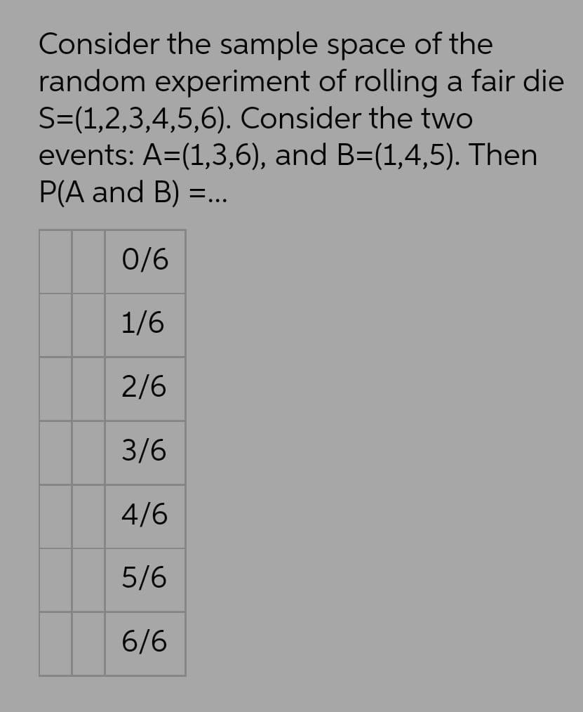 Solved Consider The Sample Space Of The Random Experiment Of | Chegg.com