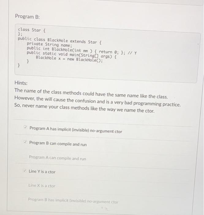 Solved Consider the two pieces of code below, and answer the | Chegg.com