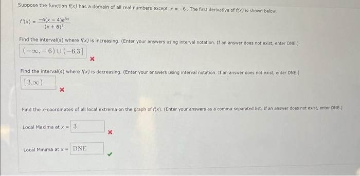 Solved Suppose the function f(x) has a domain of all real | Chegg.com
