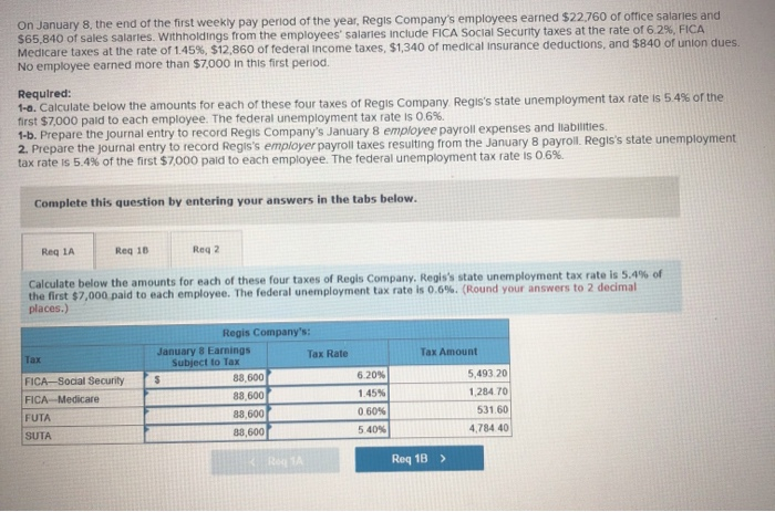 Solved Required 1 a Calculate Below The Amounts For Each Chegg