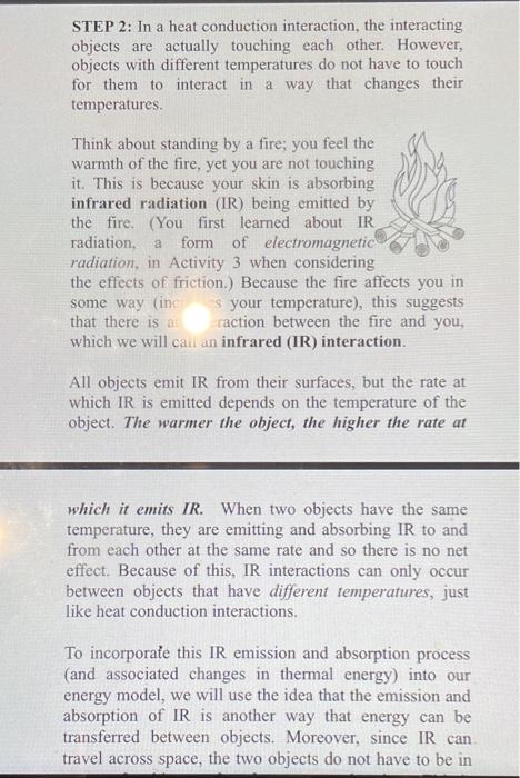 is a particular example of what we will call a heat | Chegg.com