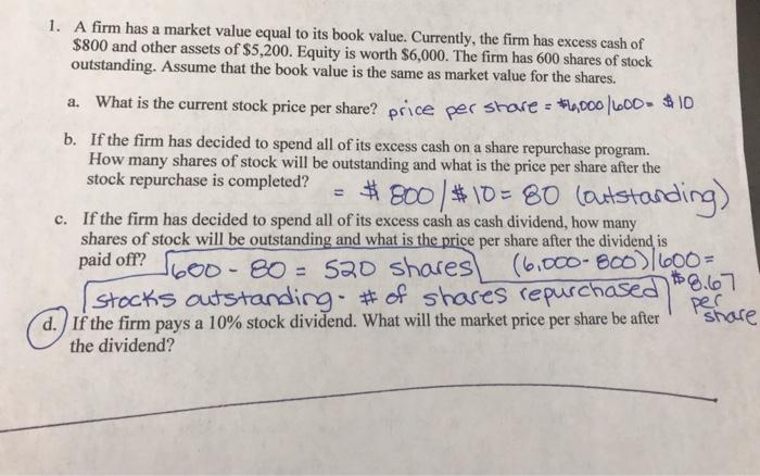 solved-1-a-firm-has-a-market-value-equal-to-its-book-value-chegg