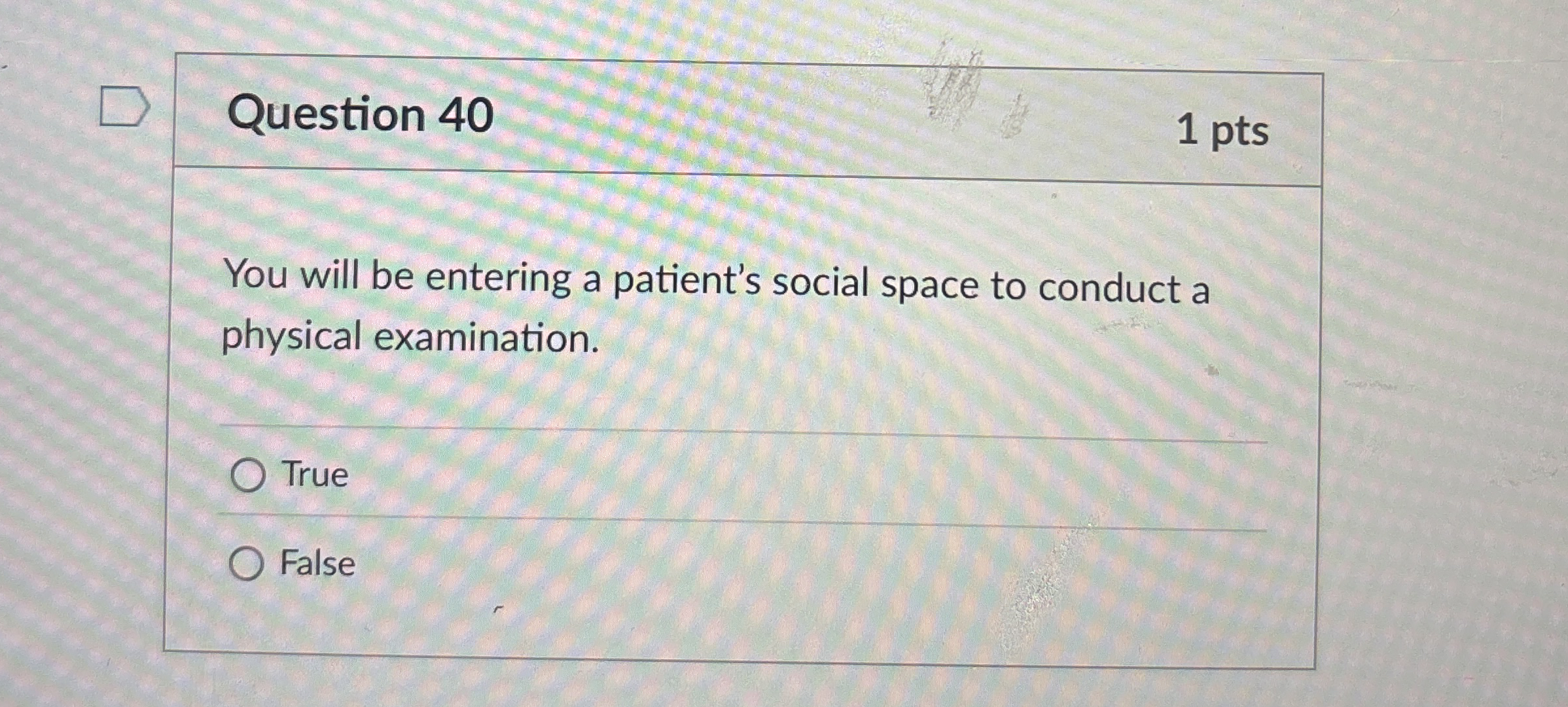 Solved Question 401 ﻿ptsYou will be entering a patient's