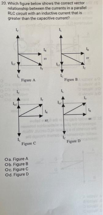 Solved 20. Which figure below shows the correct vector | Chegg.com