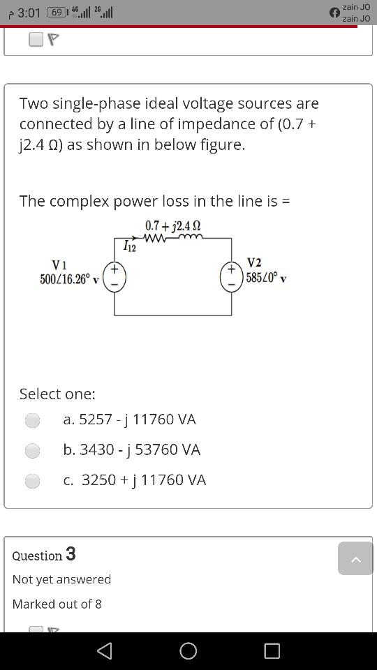 Solved P3:01 69 26... Zain JO Zain JO P Two Single-phase | Chegg.com