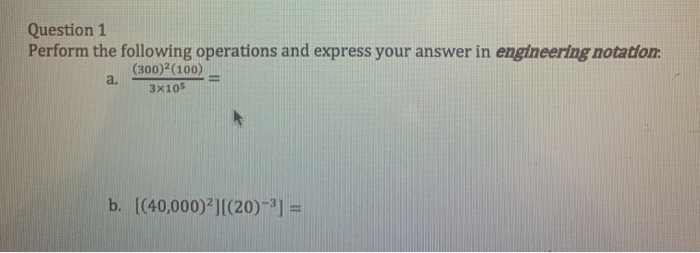 Solved Question 1 Perform the following operations and | Chegg.com