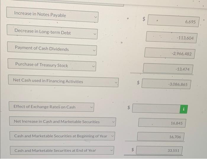 Solved can you show me step by step how to get cash flow | Chegg.com