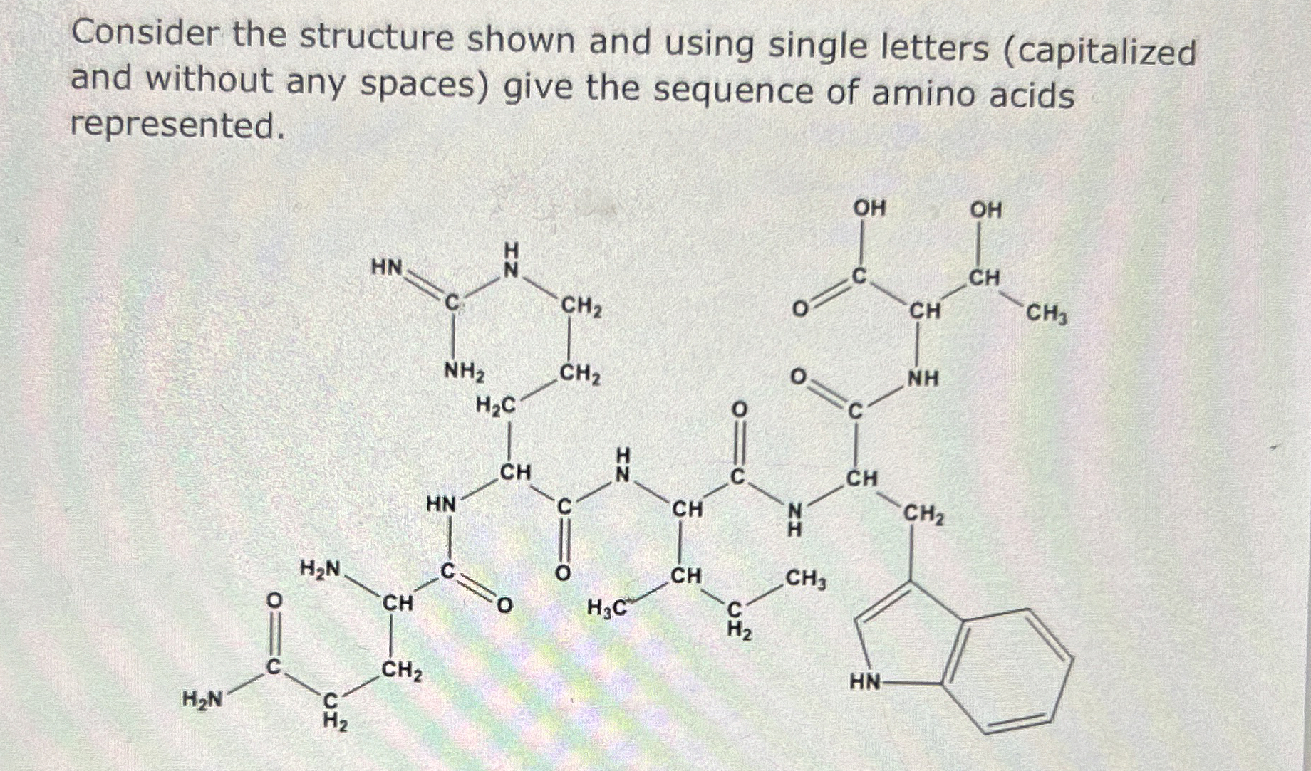 Solved Consider the structure shown and using single letters | Chegg.com