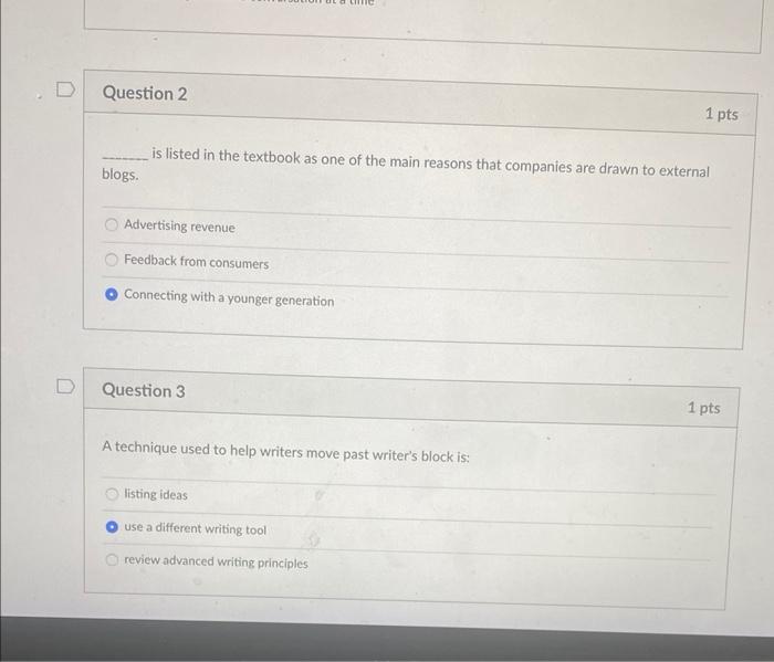 Solved D Question 2 1 pts is listed in the textbook as one | Chegg.com