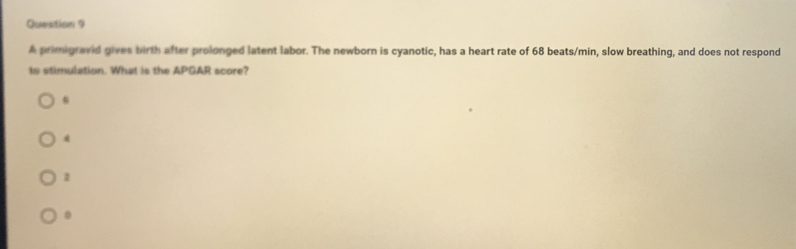 Solved Questien 9A primigravid gives birth afier prolonged