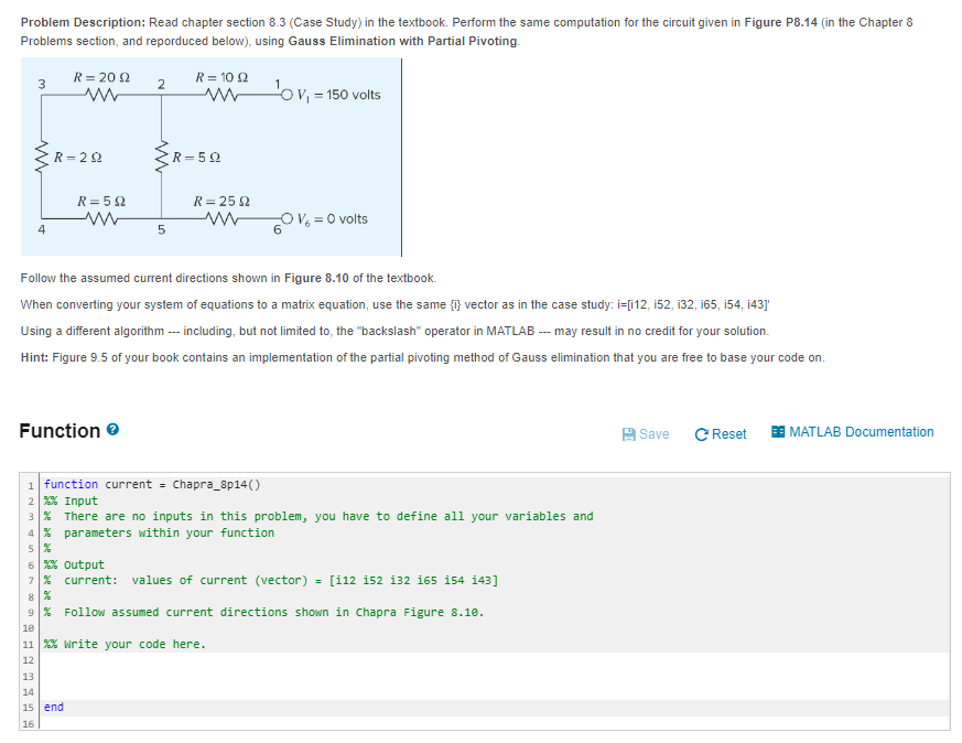 Solved Problem Description: Read chapter section 8.3 (Case | Chegg.com