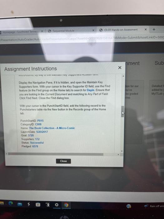 POSSIBLE TO SHOW EXAMPLE COM AND HAVE IT ACTUALLY ACCESS visual data 7