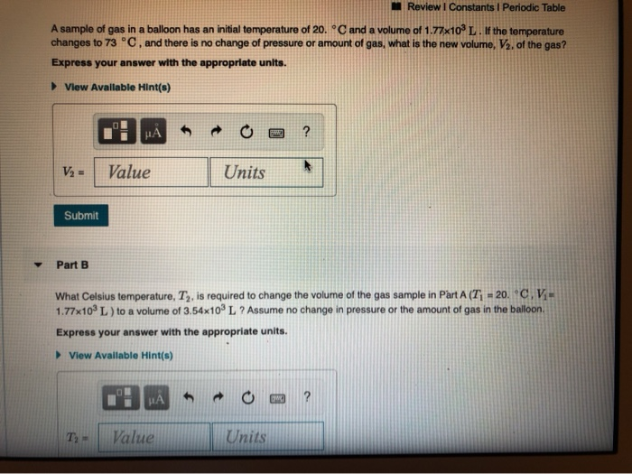 Solved A sample of ideal gas at room temperature occupies a | Chegg.com