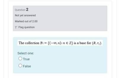 Solved Question 2 Not yet answered Marked out of 200 P Flag | Chegg.com