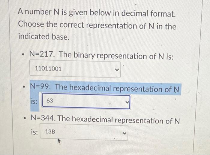 A number \( \mathrm{N} \) is given below in decimal format. Choose the correct representation of \( \mathrm{N} \) in the indi