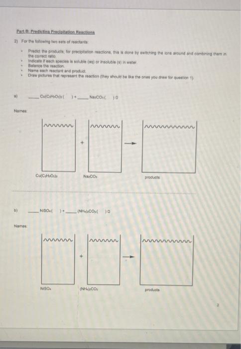 Solved - Part A: Solubility Rules for lonic Compounds Use | Chegg.com