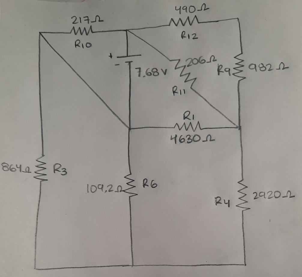 Solved Could You Help Me Find Current Through R11 And Chegg Com