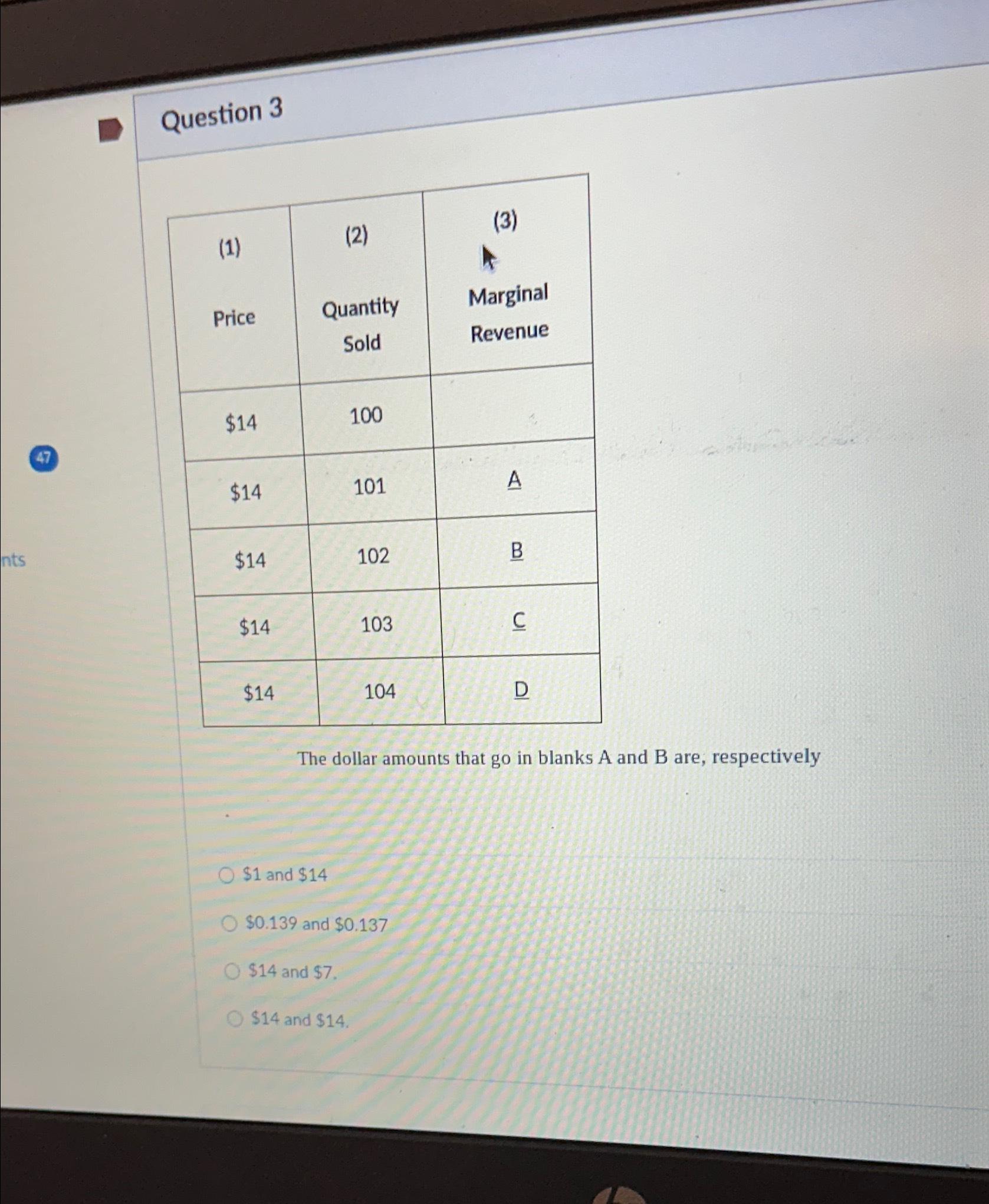 Solved Question 347\table[[(1),(2),(3) | Chegg.com