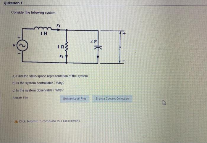 Solved Consider The Following System | Chegg.com