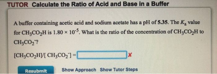 Solved INTERACTIVE EXAMPLE pH of a Buffer Solution 1 What is | Chegg.com