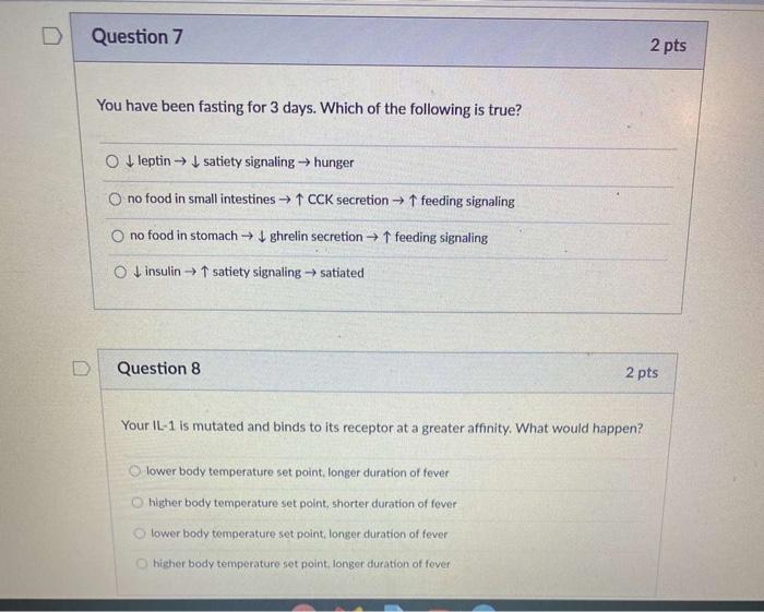 Solved Question 6 2 Pts A Person Is Born Without Their Chegg