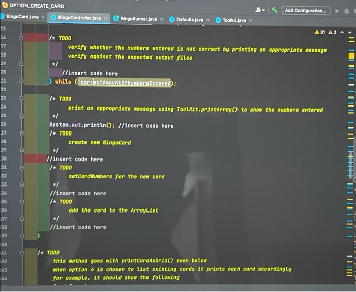 Defaults.java Toolkit.Java BingoCard.java