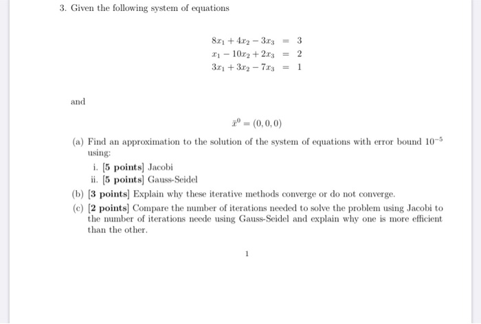 Solved please solve question 3a , 3b and 3c and show the | Chegg.com
