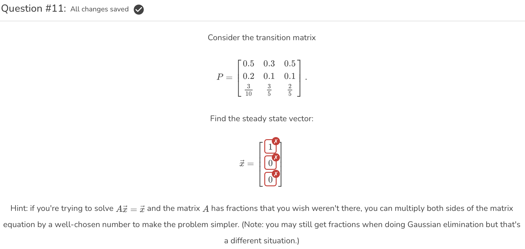 Solved Consider the transition | Chegg.com
